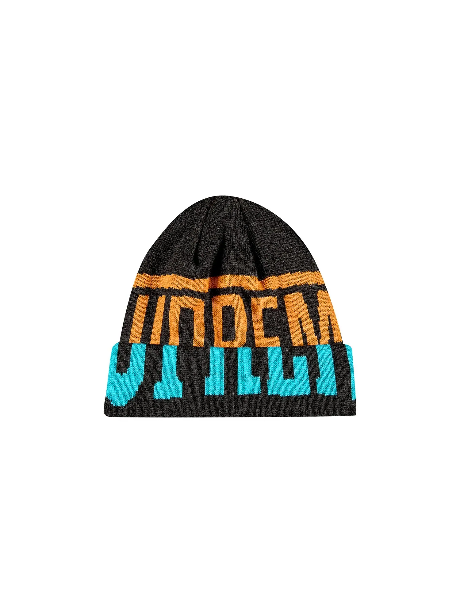 Двухцветная шапка-бини Supreme New Era Черная — изображение 1 из 2