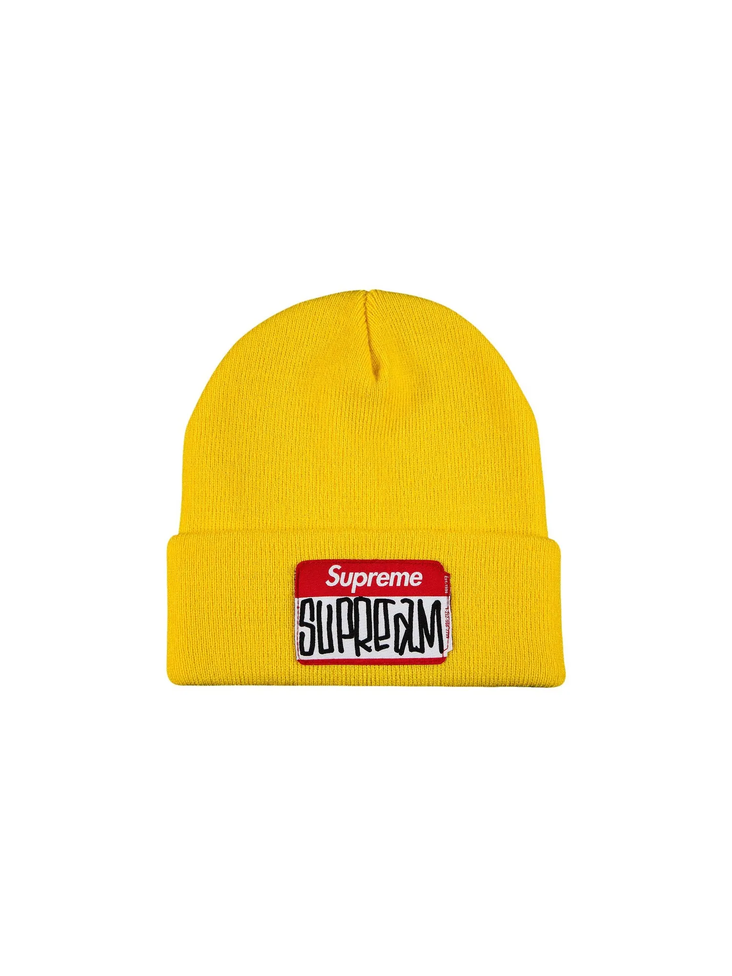 Шапка-бини Supreme Gonz — изображение 1 из 1, желтый