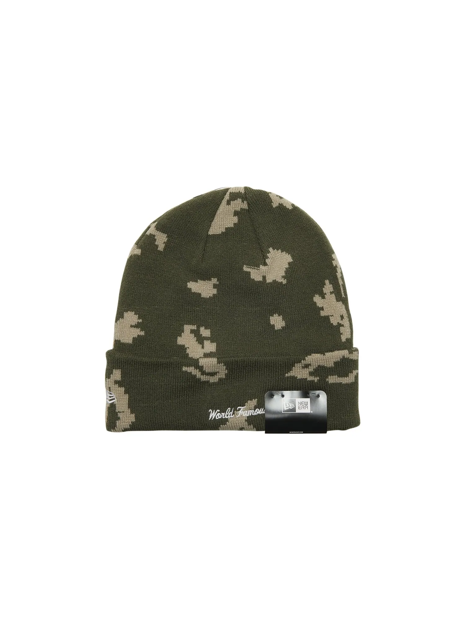 Шапка-бини Supreme x New Era Box Logo, Оливковый русский камуфляж — изображение 2 из 3