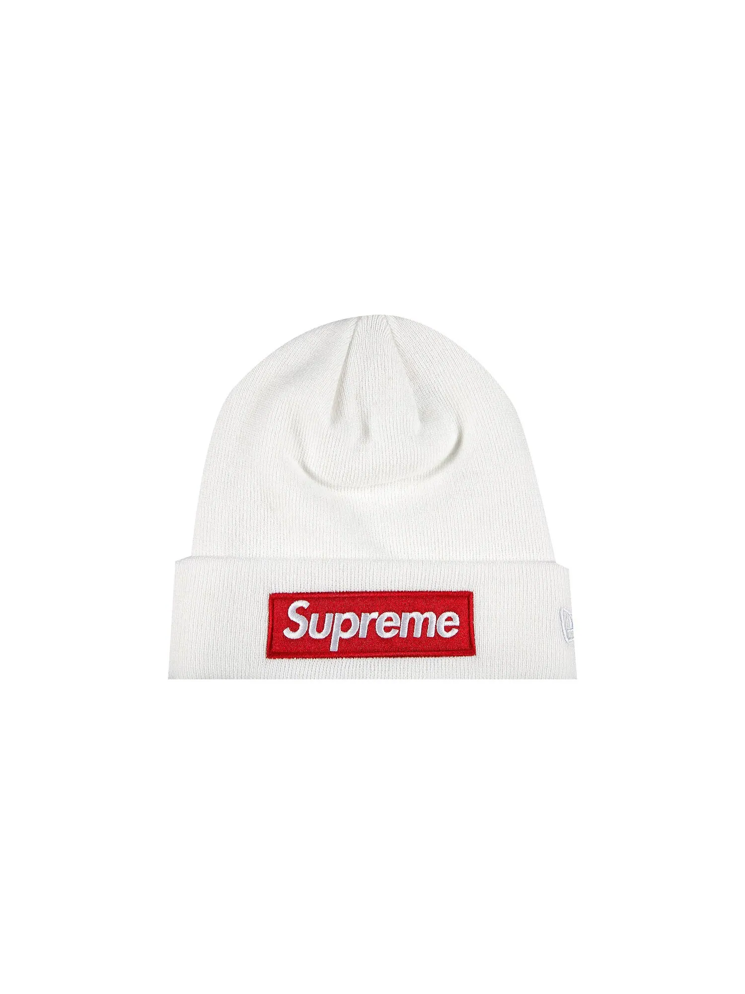 Шапка-бини Supreme x New Era Box Logo — изображение 1 из 2, белый