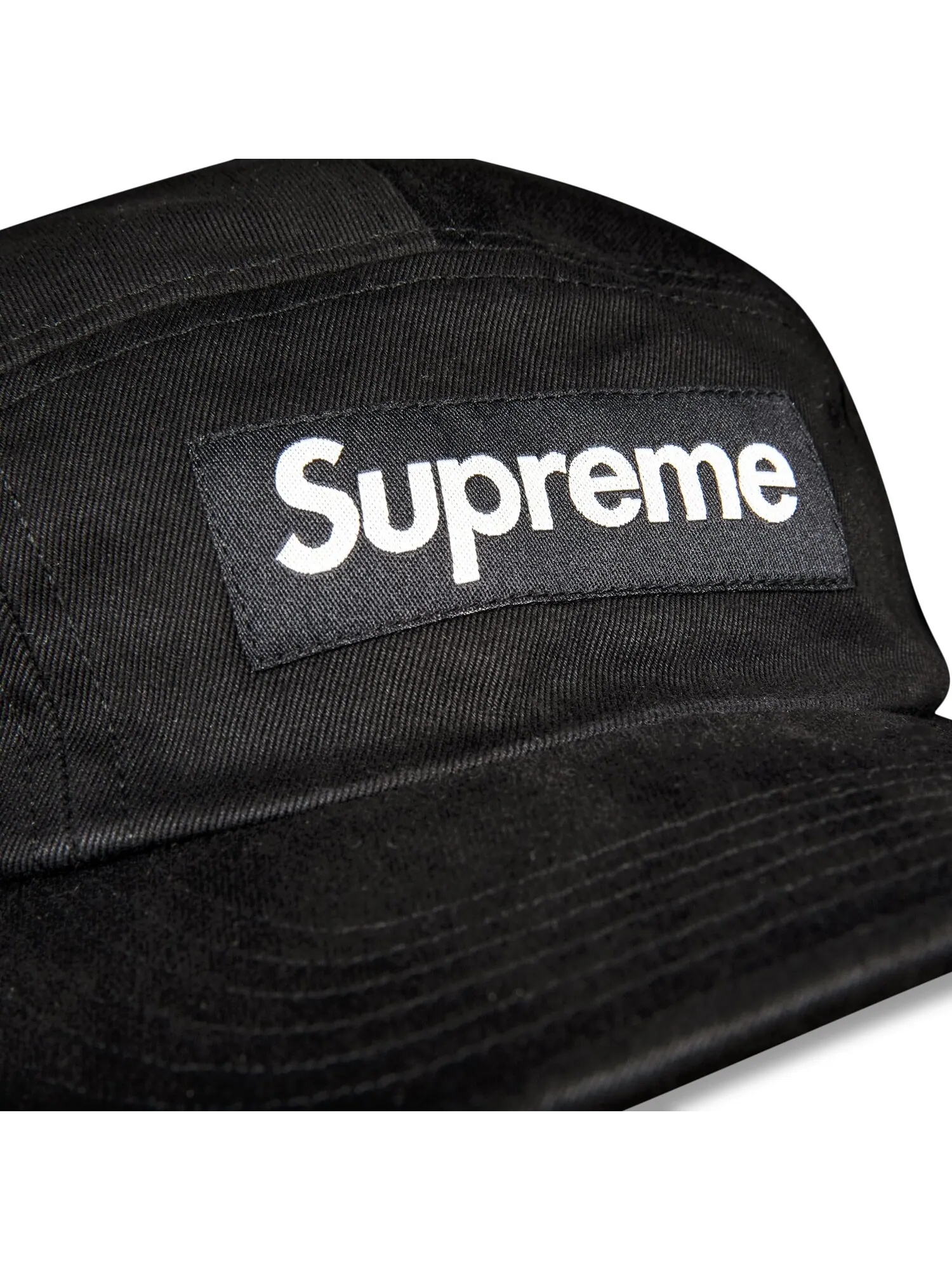 Твиловая кепка Supreme из ткани чинос — изображение 3 из 3, черный
