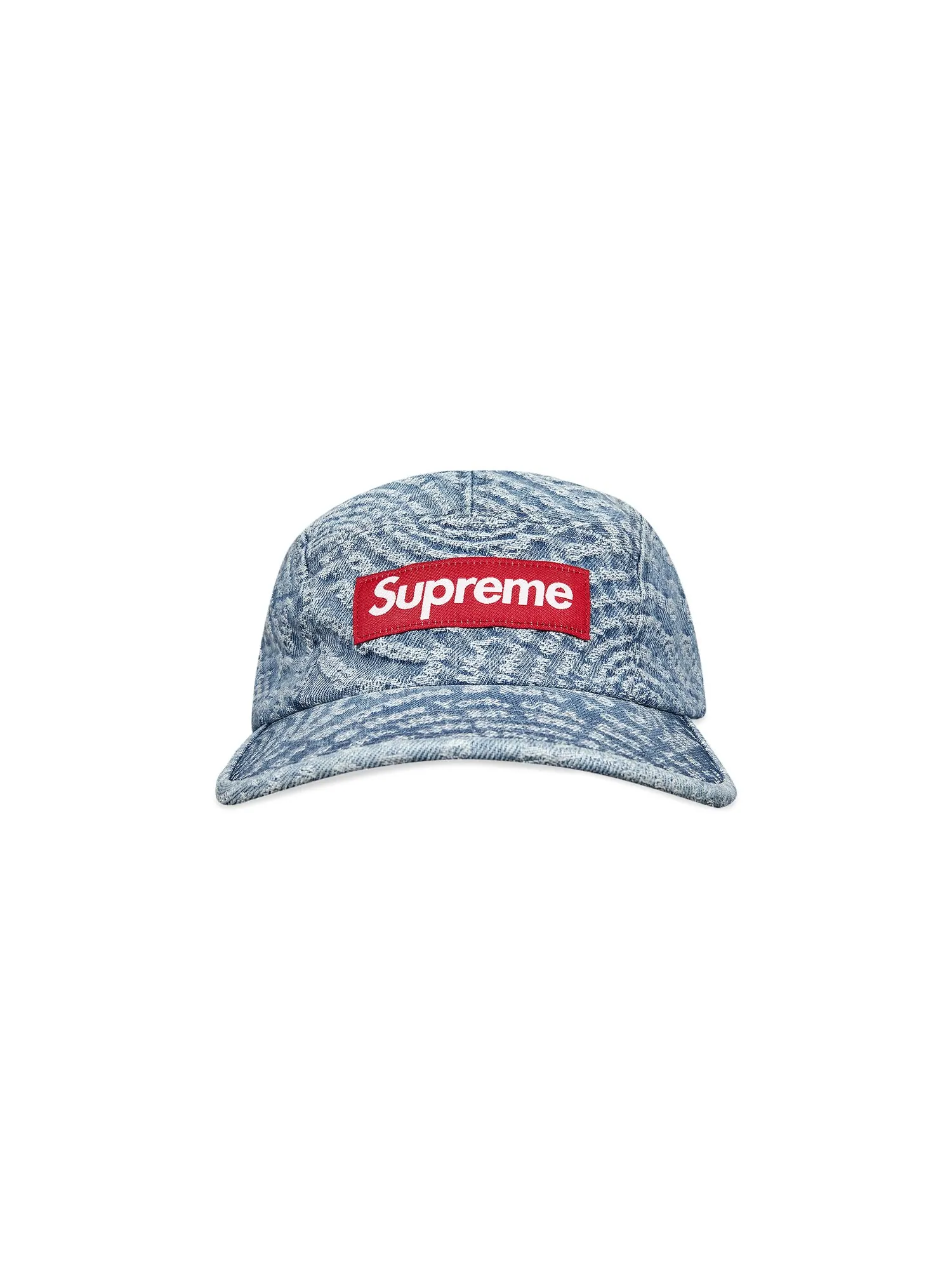 Жаккардовая джинсовая кепка Supreme Circles — изображение 1 из 3, синий