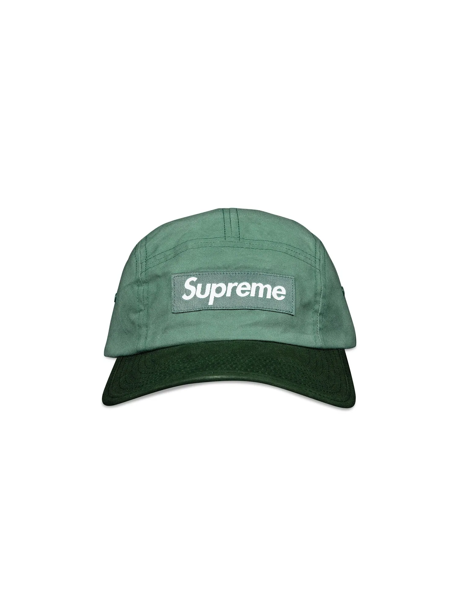 Кепка Supreme из вощеного хлопка — изображение 1 из 3, зеленый