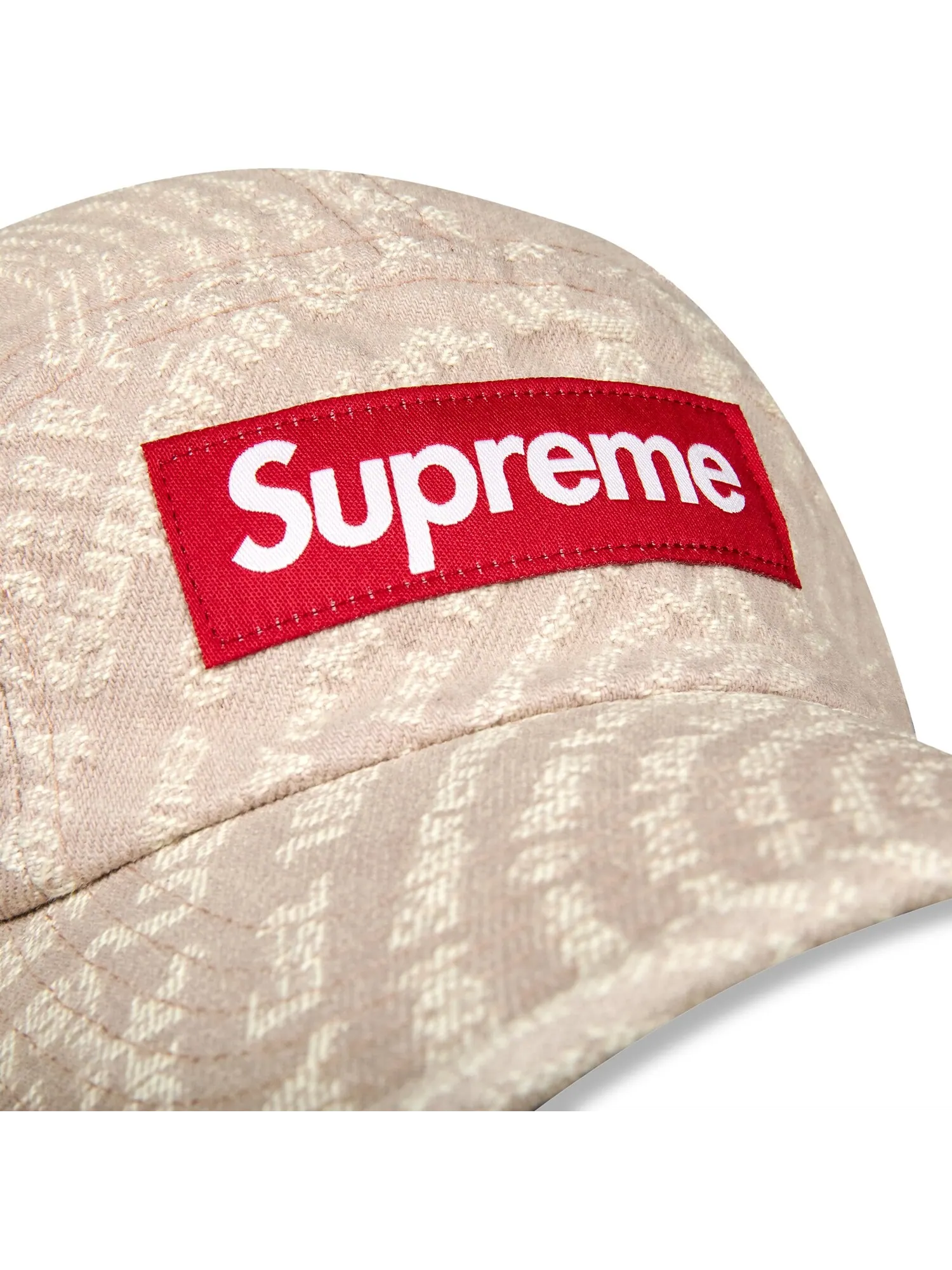 Жаккардовая джинсовая кепка Supreme Circles — изображение 3 из 3, коричневый