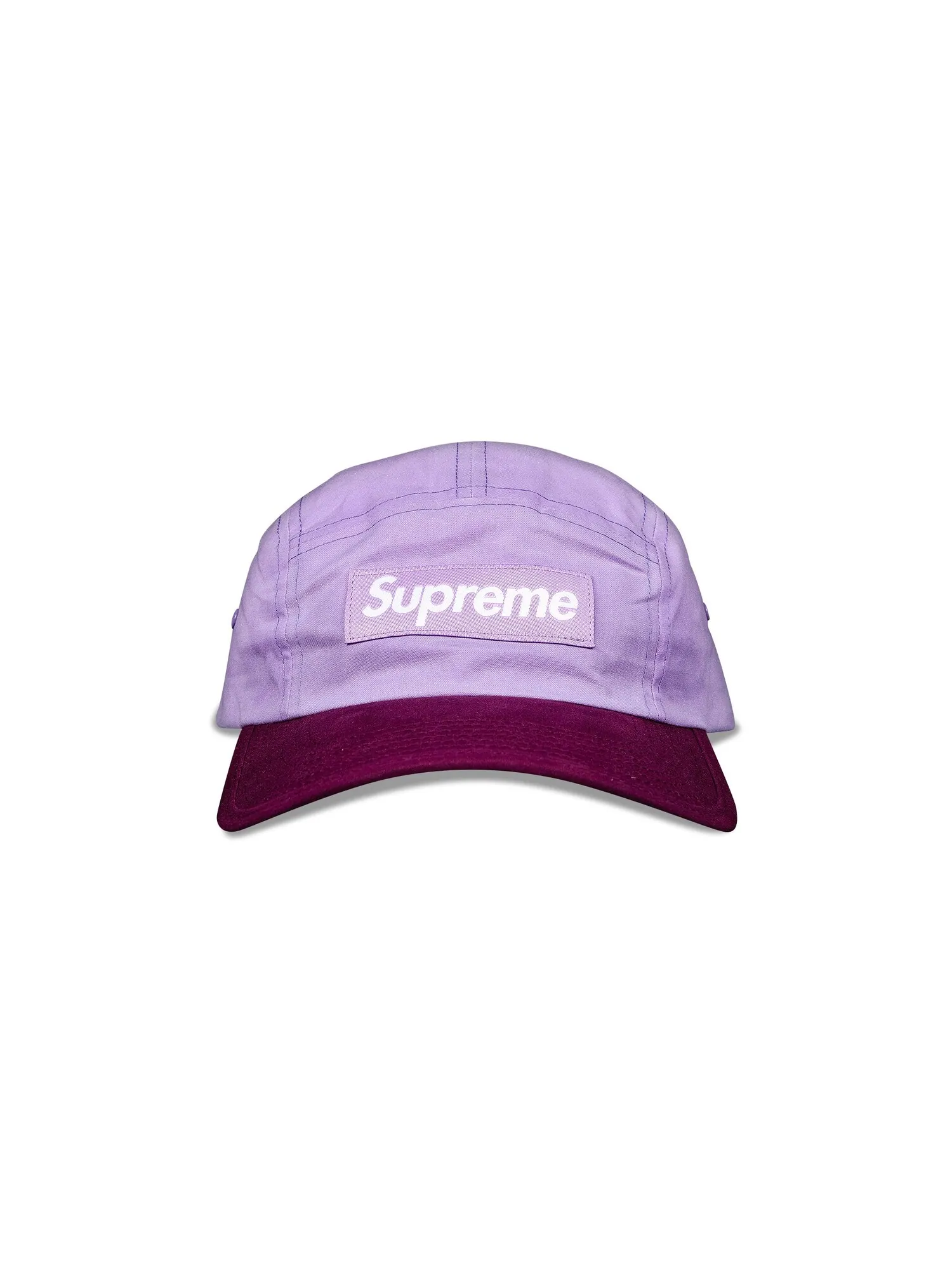 Кепка Supreme из вощеного хлопка — изображение 1 из 3, фиолетовый