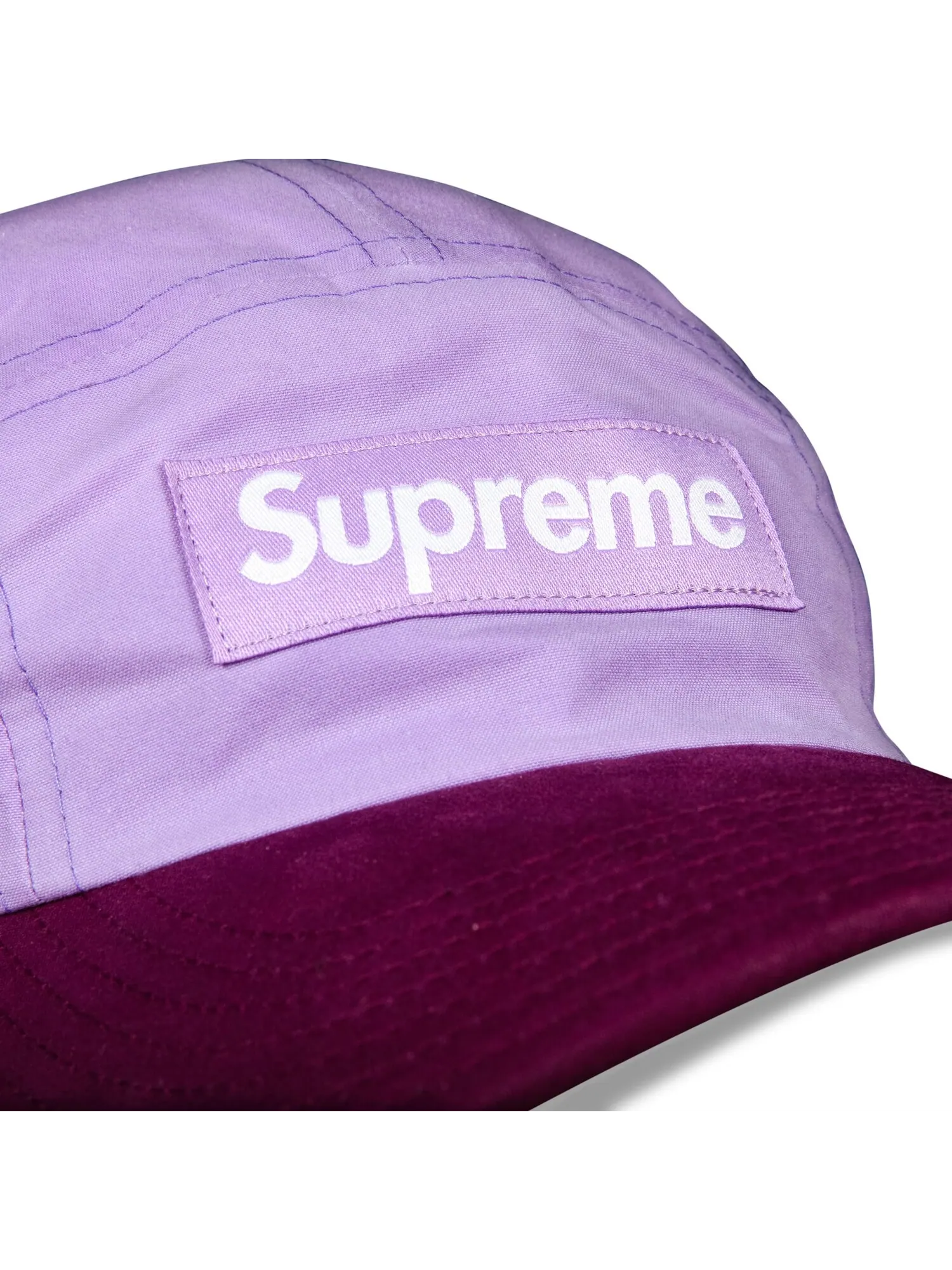 Кепка Supreme из вощеного хлопка — изображение 3 из 3, фиолетовый