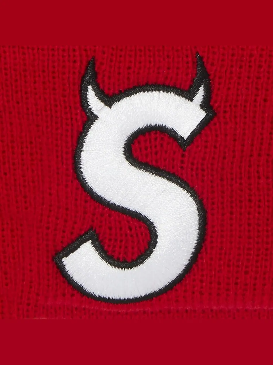 Шапка-бини Supreme x New Era S Logo — изображение 3 из 3, красный