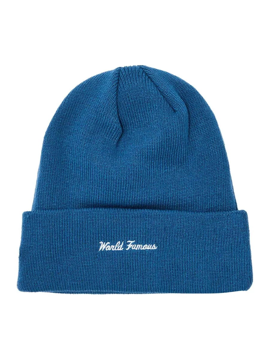 Шапка Supreme x New Era Box Logo Beanie — изображение 2 из 2, синий