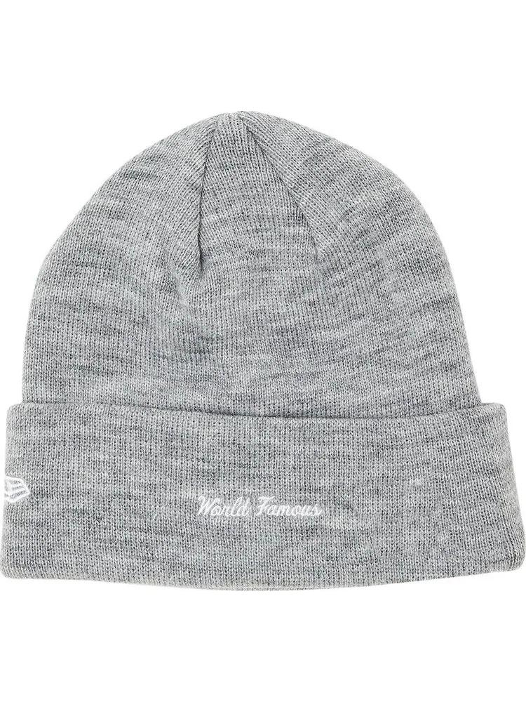 Шапка Supreme x New Era Box Logo 'Heather Grey' — изображение 2 из 2, серый