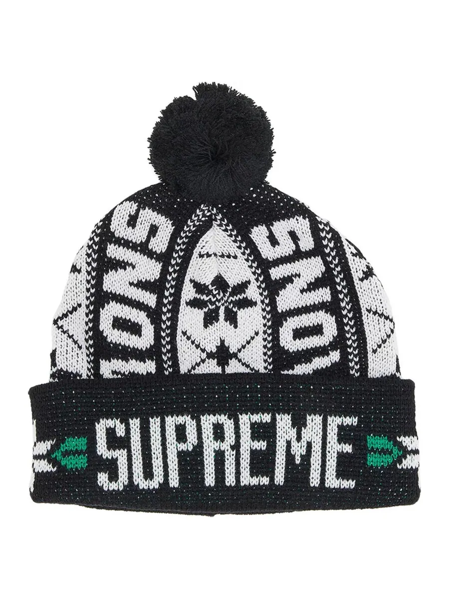 Шапка Supreme Snow Beanie — изображение 1 из 3, черный