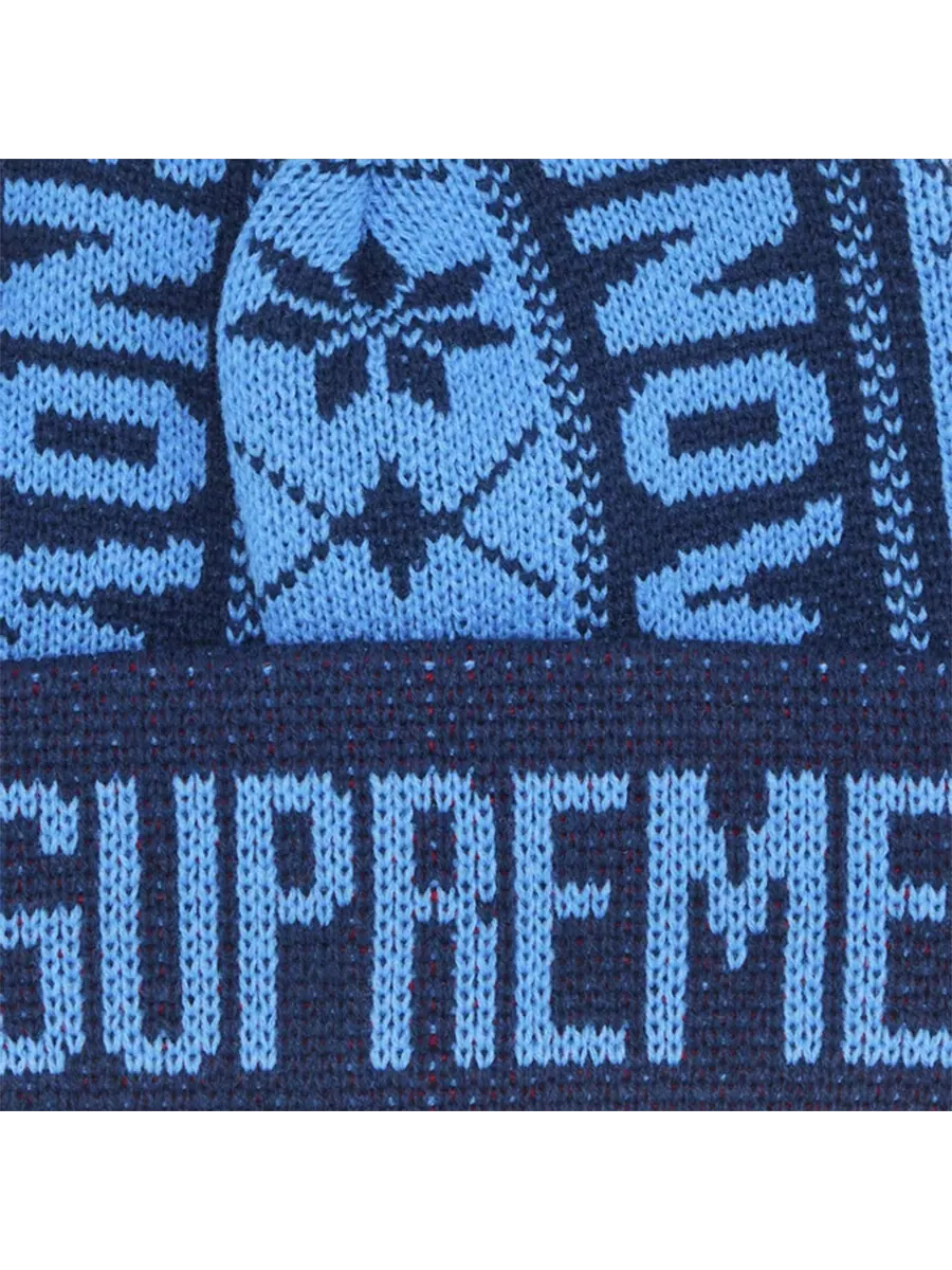 Шапка Supreme Snow Beanie — изображение 3 из 3, синий