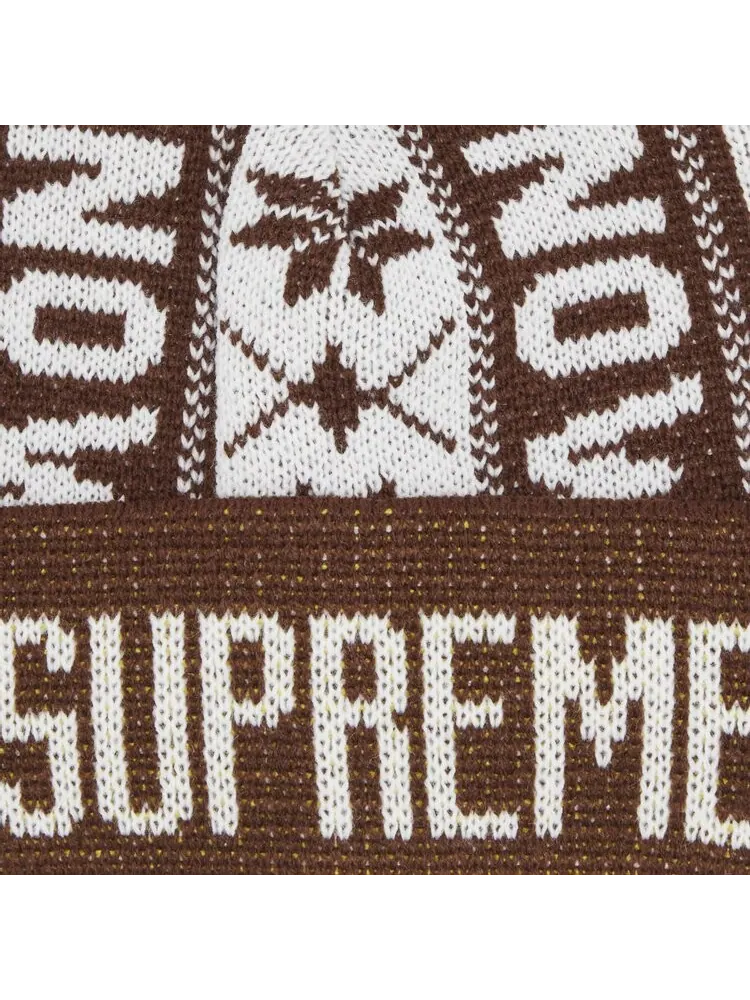 Шапка Supreme Snow 'Brown' — изображение 3 из 3, коричневый