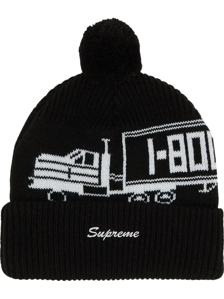 Шапка Supreme 18 Wheeler 'Black' — изображение 1 из 3, черный