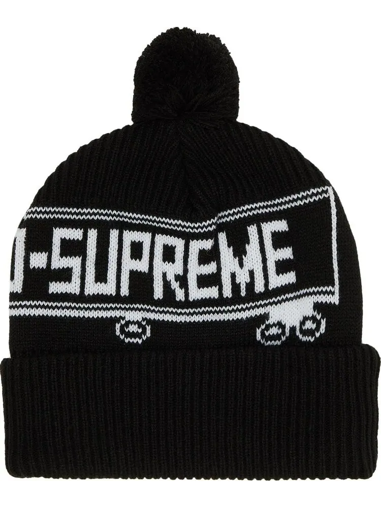 Шапка Supreme 18 Wheeler 'Black' — изображение 2 из 3, черный
