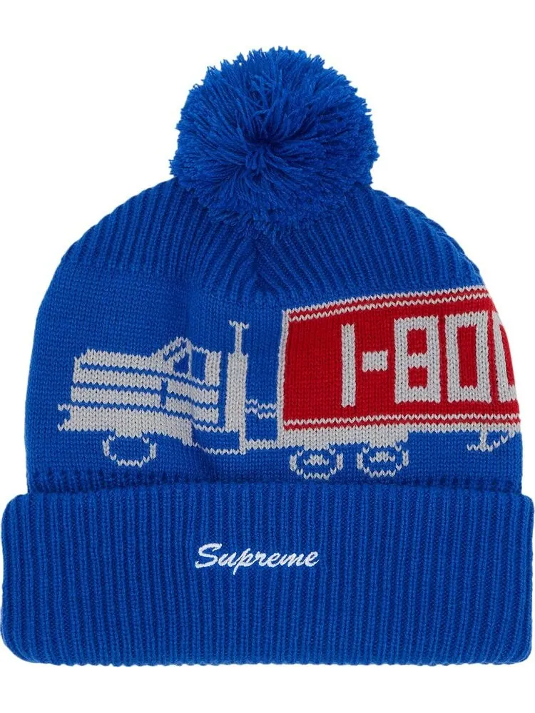 Шапка Supreme 18 Wheeler 'Blue' — изображение 1 из 3, синий