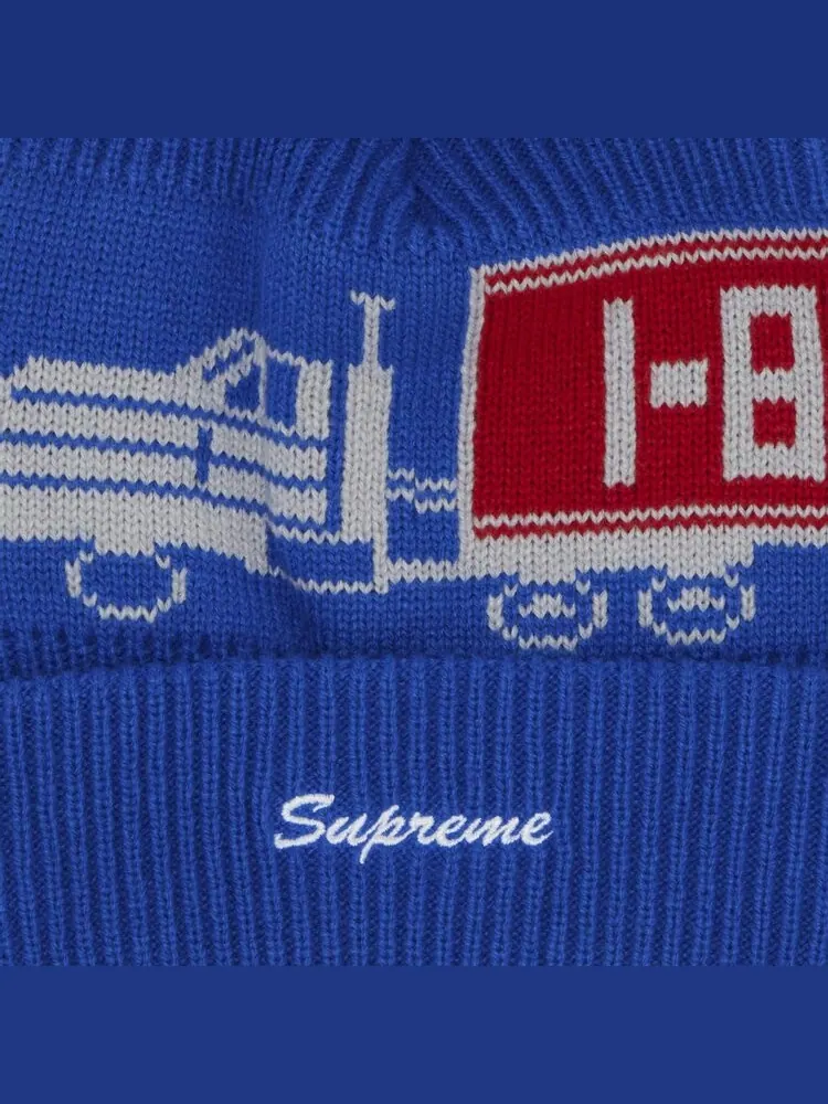 Шапка Supreme 18 Wheeler 'Blue' — изображение 3 из 3, синий