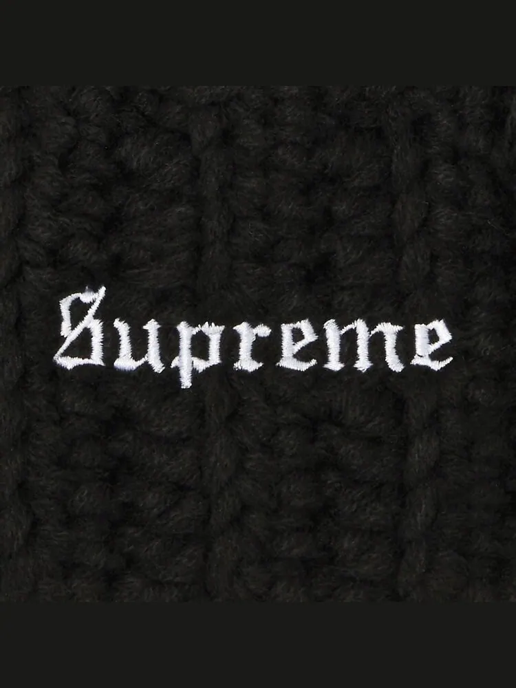 Шапка Supreme Hand Tied 'Black' — изображение 3 из 3, черный