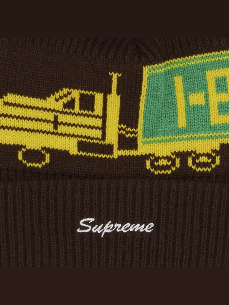 Шапка Supreme 18 Wheeler 'Brown' — изображение 3 из 3, коричневый