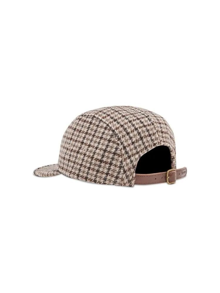 Бейсболка Supreme Houndstooth Wool Camp Cap — изображение 3 из 4, бежевый