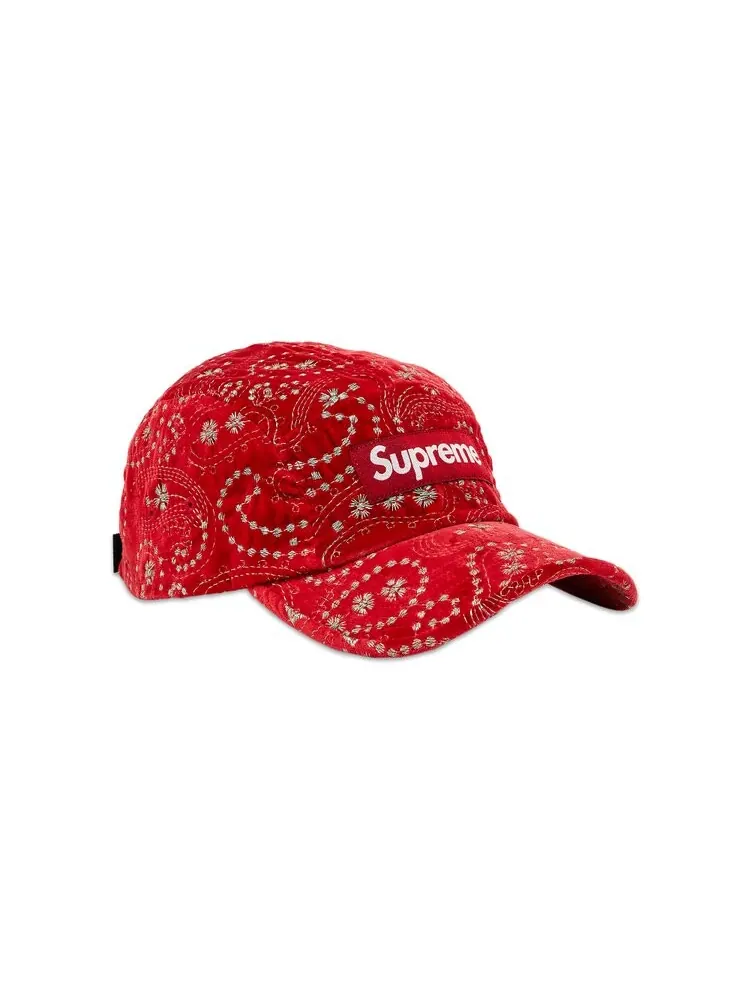 Бейсболка Supreme Velvet Paisley Camp Cap — изображение 2 из 4, красный