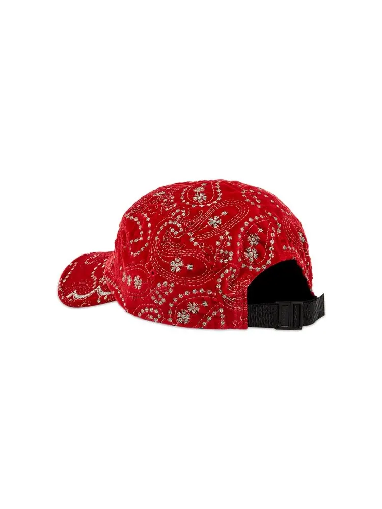 Бейсболка Supreme Velvet Paisley Camp Cap — изображение 3 из 4, красный