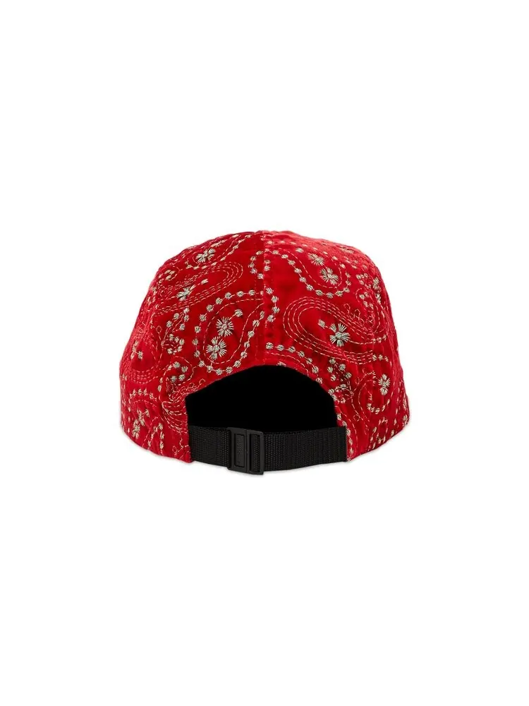 Бейсболка Supreme Velvet Paisley Camp Cap — изображение 4 из 4, красный