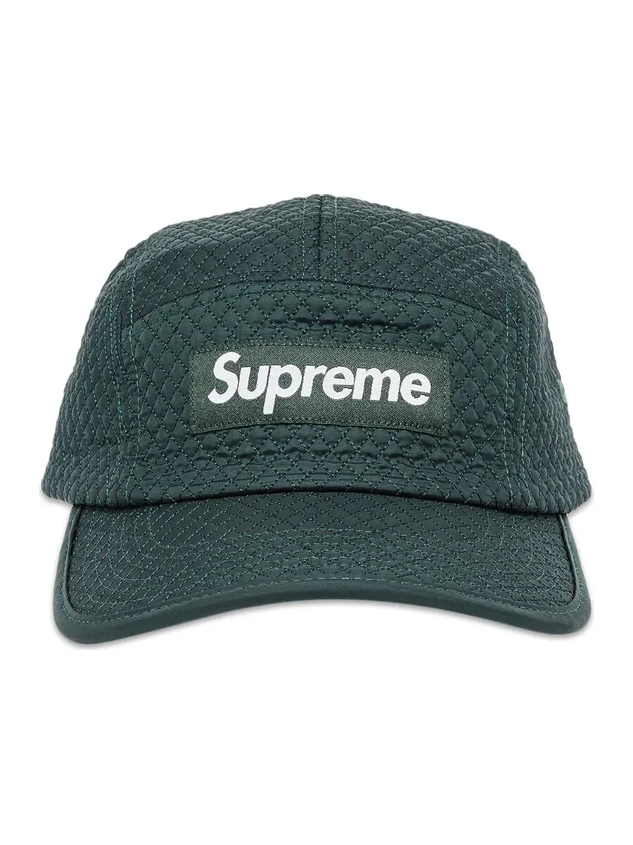 Кепка Supreme Micro Quilted Camp — изображение 2 из 4, зеленый
