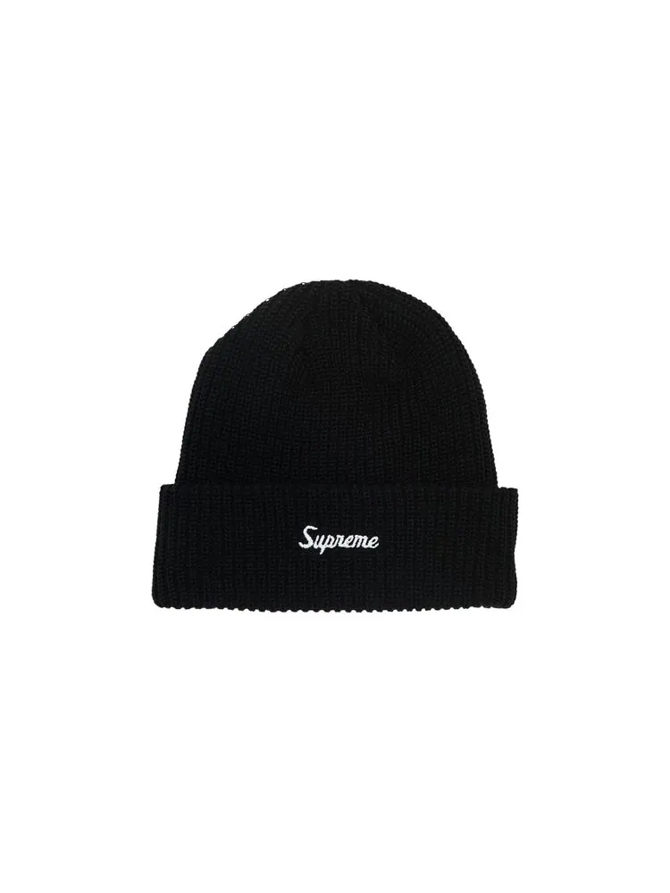 Шапка Supreme Loose Gauge Beanie — изображение 1 из 3, черный