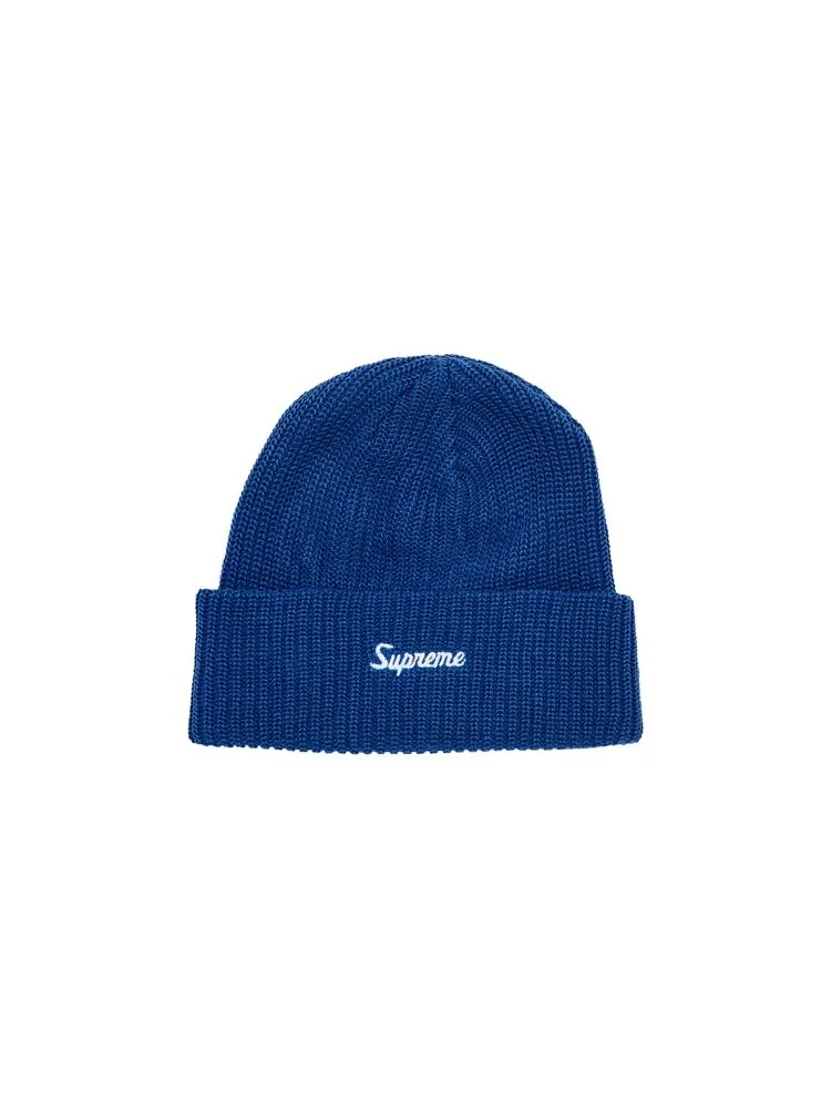 Шапка Supreme Loose Gauge Beanie — изображение 1 из 3, синий