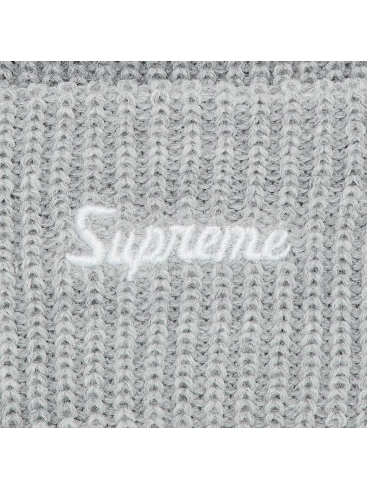 Шапка Supreme Loose Gauge Beanie — изображение 3 из 3, светлый серый