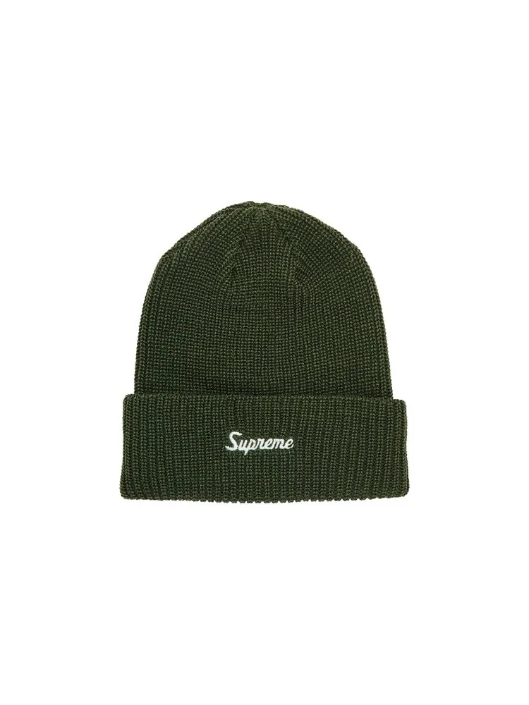 Шапка Supreme Loose Gauge Beanie — изображение 1 из 3, оливковый