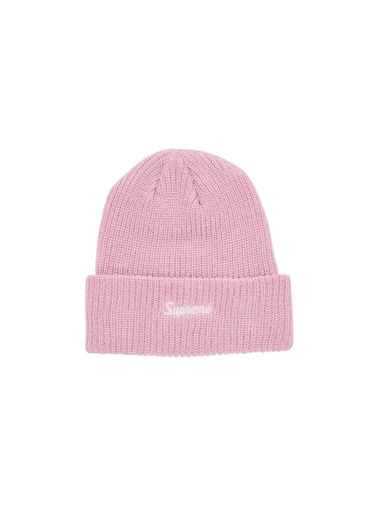 Шапка Supreme Loose Gauge Beanie — изображение 1 из 3, розовый
