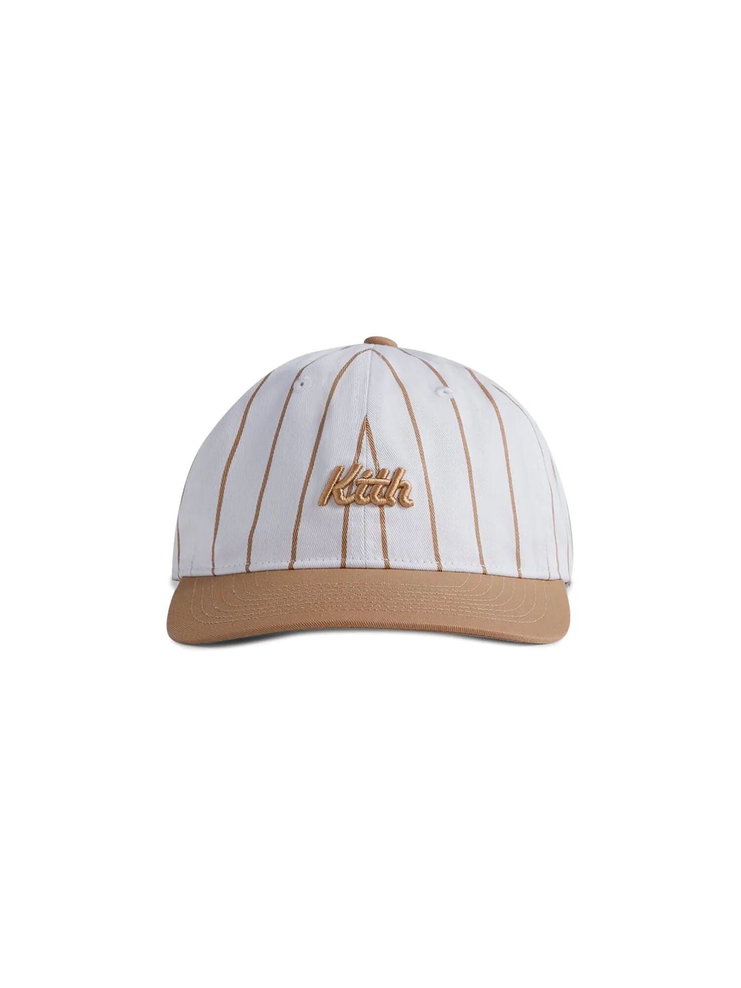 Кепка в тонкую полоску Kith Classic Script, Тосканский — изображение 1 из 2, тусканский коричневый