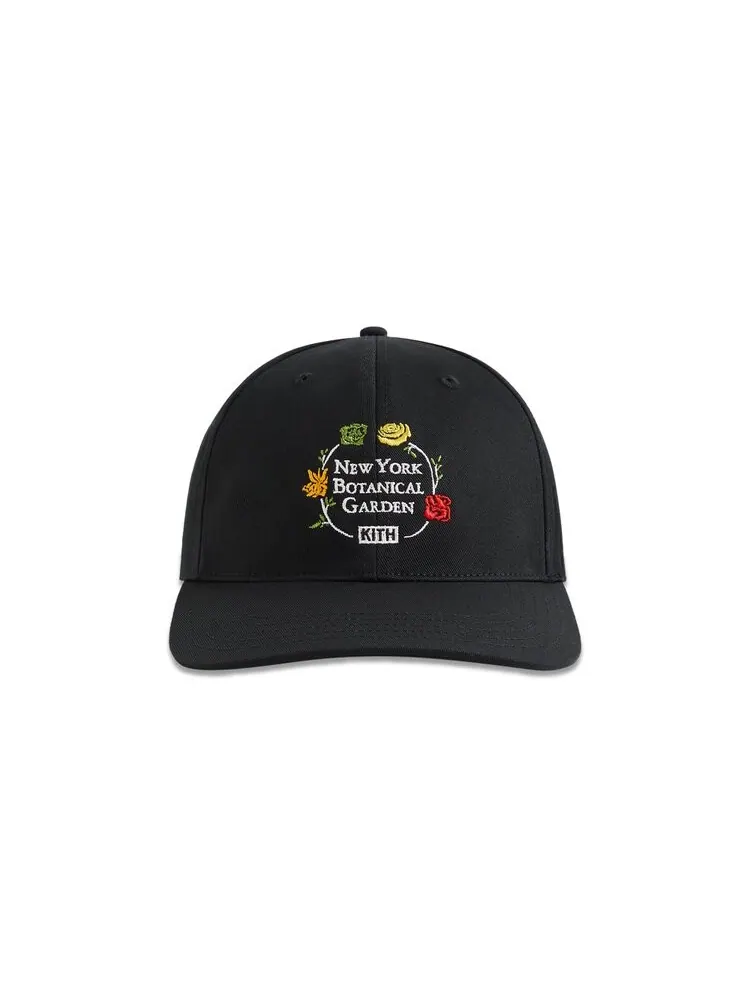 Бейсболка Kith x New York Botanical Garden Twill Aaron Cap — изображение 1 из 3, черный
