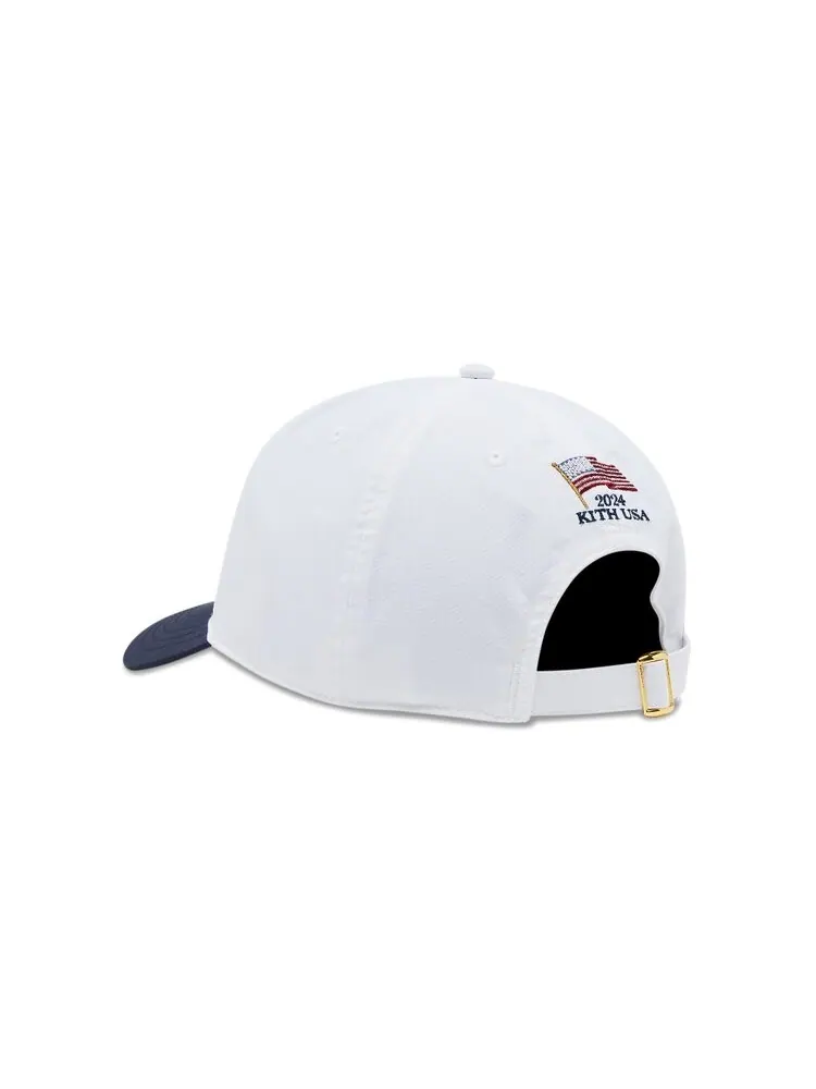 Бейсболка Kith For Team USA Nylon Aaron Cap — изображение 3 из 4, белый
