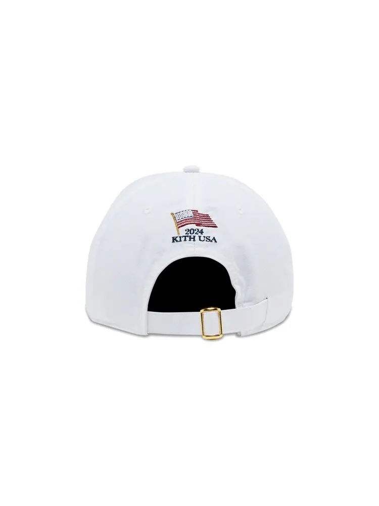 Бейсболка Kith For Team USA Nylon Aaron Cap — изображение 4 из 4, белый