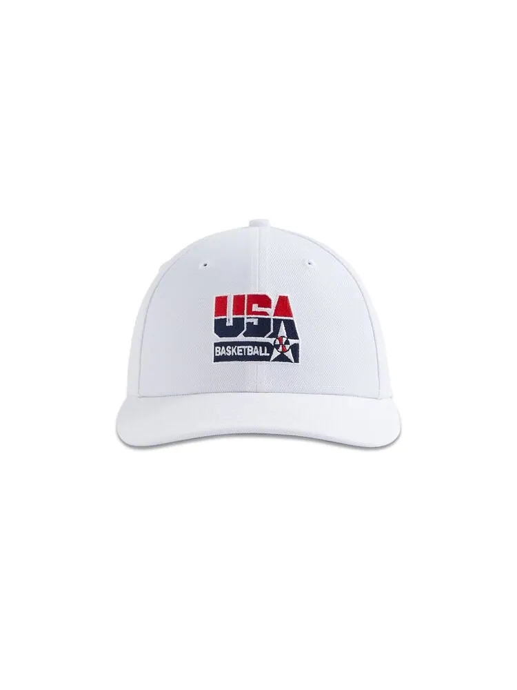 Бейсболка Kith x New Era For USA Basketball 59FIFTY Low Profile Fitted Cap — изображение 1 из 1, белый