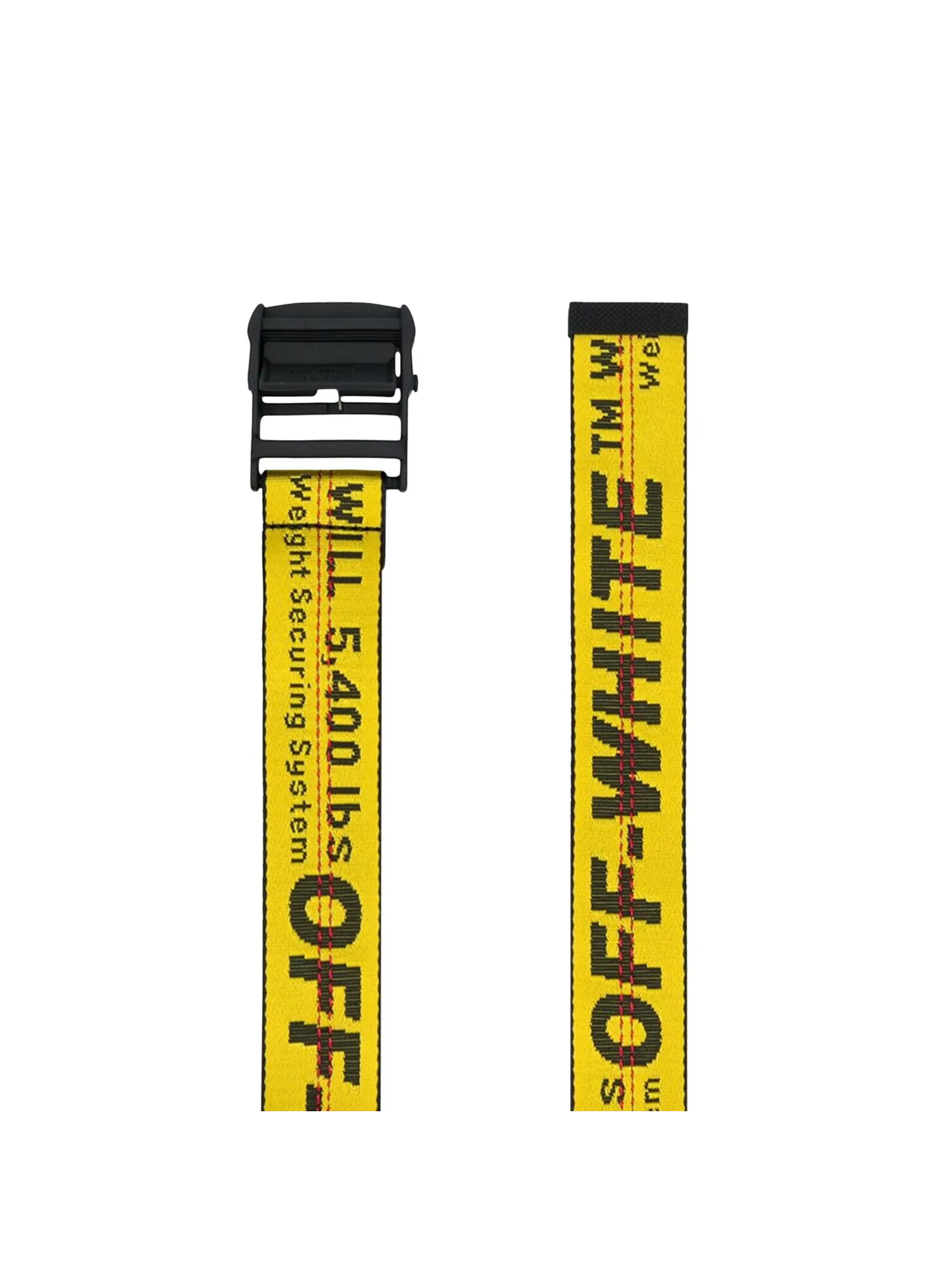 Классический индустриальный ремень Off-White Желтый/Черный — изображение 2 из 2