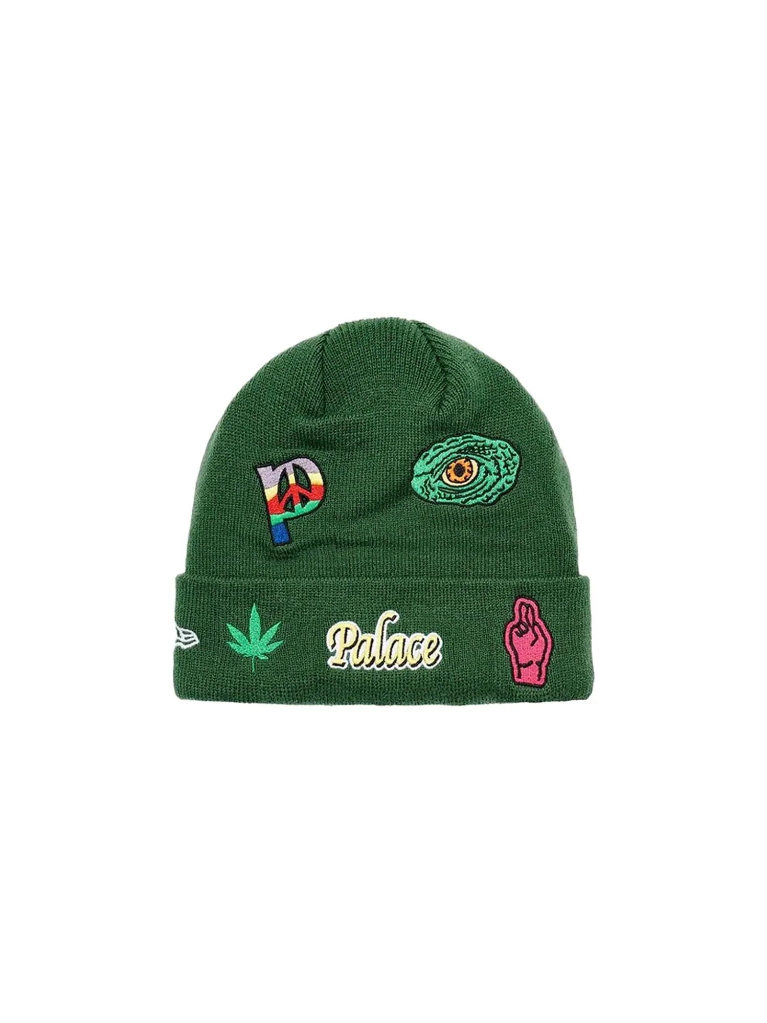 Шапка-бини Palace x New Era Иисус — изображение 2 из 2, зеленый