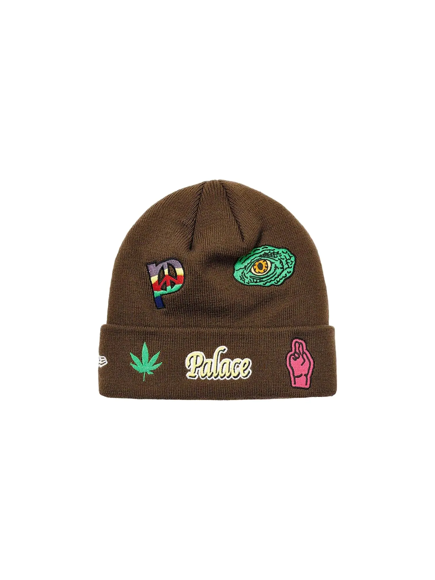 Шапка-бини Palace x New Era Иисус — изображение 2 из 2, коричневый