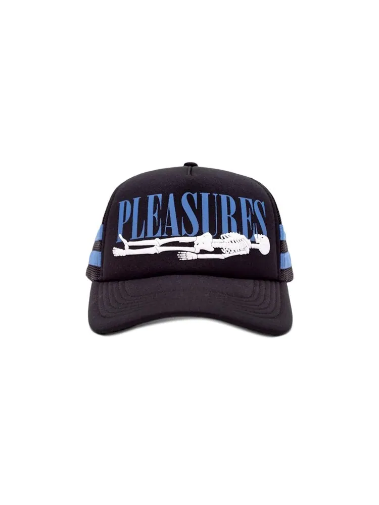 Бейсболка Pleasures Bones Trucker Snapback — изображение 1 из 2, черный