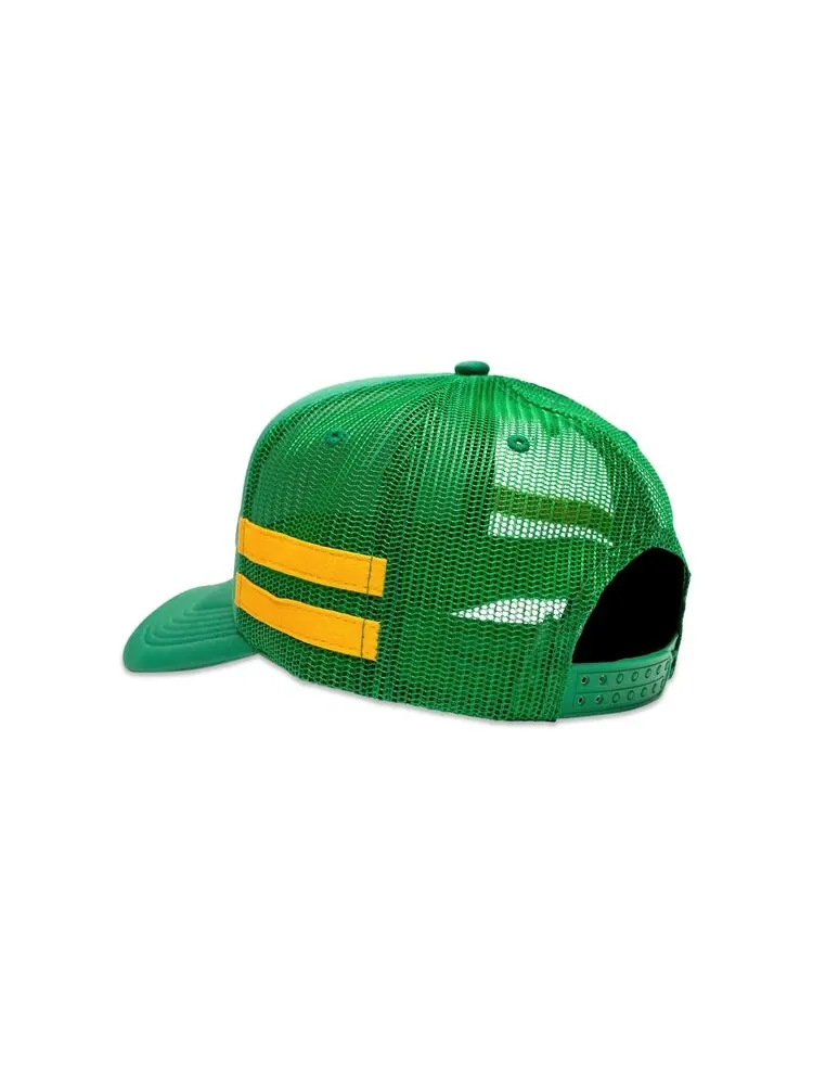 Бейсболка Pleasures Bones Trucker Snapback — изображение 2 из 2, зеленый