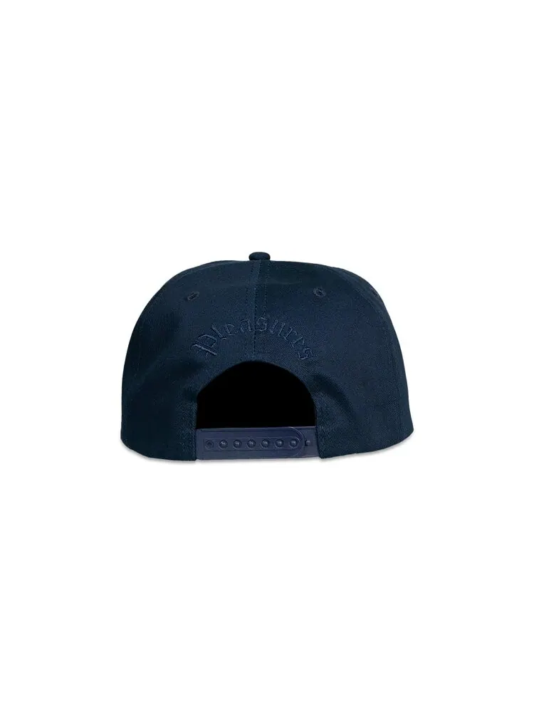 Бейсболка Pleasures Chrome Snapback — изображение 2 из 2, темно-синий