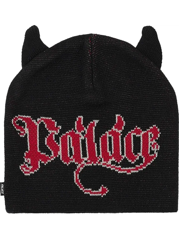 Шапка Palace Horny Nein Cuff 'Black' — изображение 1 из 1, черный