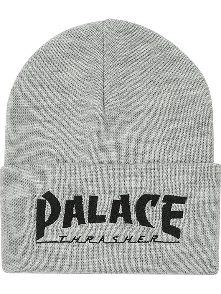Шапка Palace x Thrasher 'Grey Marl' — изображение 1 из 2, серый