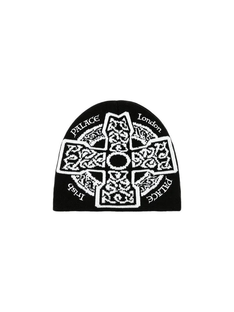 Шапка Palace Celtic Nein Cuff Beanie — изображение 1 из 1, черный