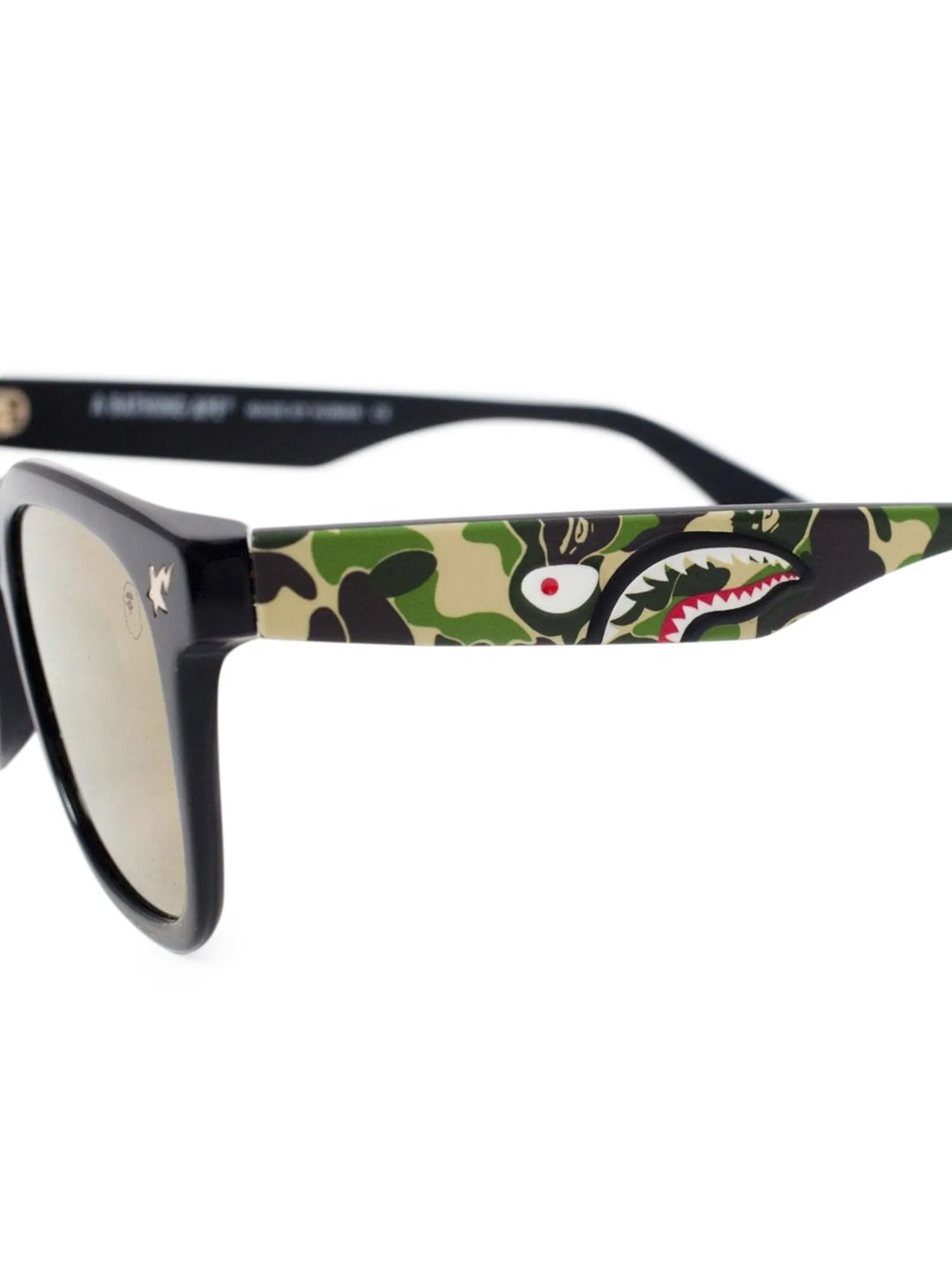 Солнцезащитные очки BAPE, черные/камуфляжные — изображение 3 из 3, черный