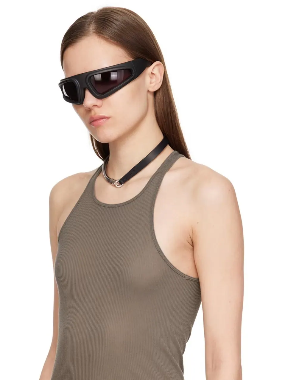 Солнцезащитные очки Rick Owens Ryder — изображение 3 из 3, черный