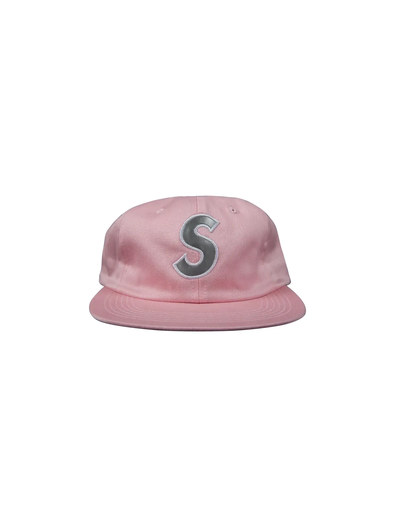 Светоотражающий логотип Supreme 3M с логотипом S, 6 панелей — изображение 1 из 1, розовый