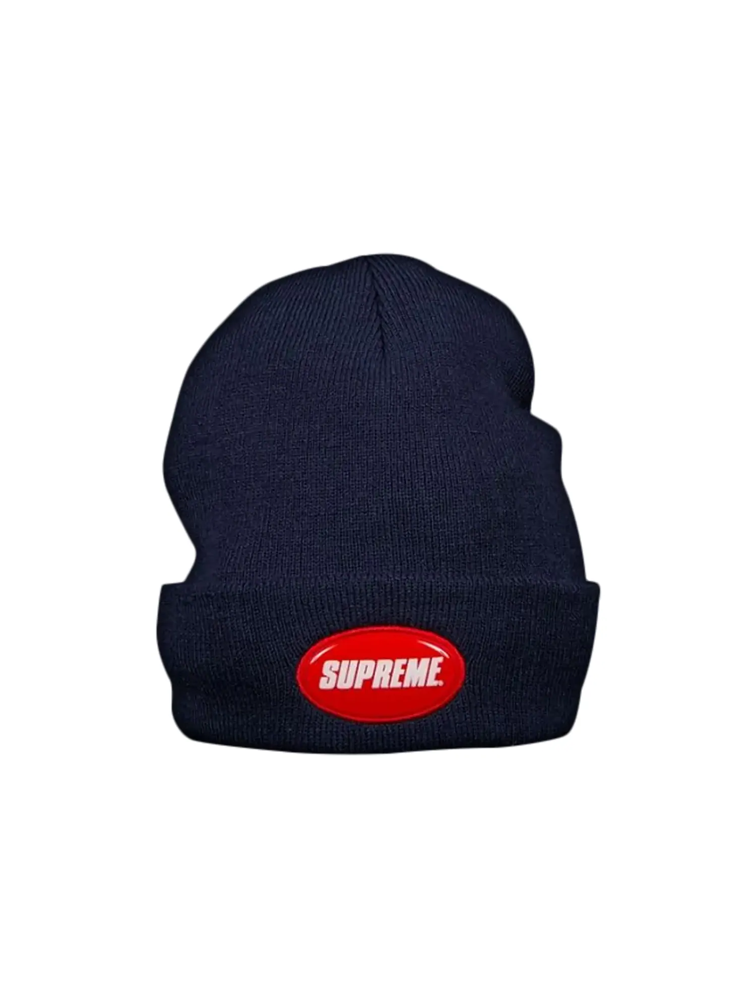 Шапка-бини Supreme с резиновыми нашивками — изображение 1 из 1, синий